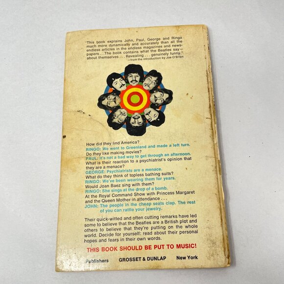 The Beatles Book Lot of 4 Yellow Submarine Cellarful Noise John Lennon Own Write - Picture 10 of 16